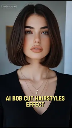 AI Bob cut hairstyle