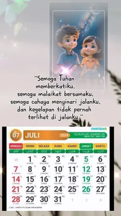 kalender Juli 4 foto
