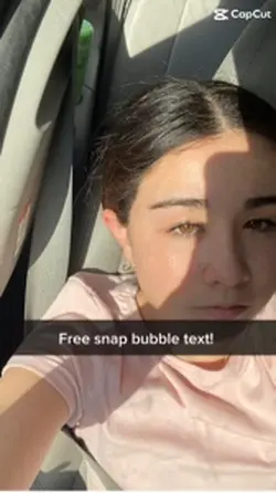 snapchat bubble text