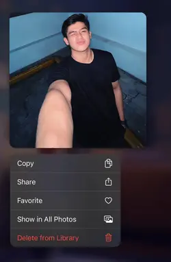 long press template