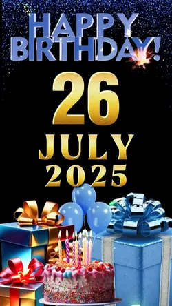 Birthday 26 july
