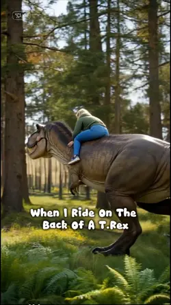 Riding A T-Rex