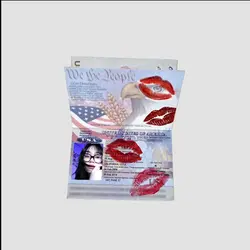 i got lipstick stamp