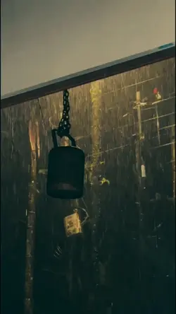 Rainy in the dark