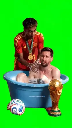 comforting Messi