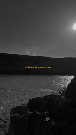 Malinconia settembre