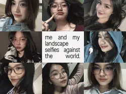 landscape selfie 