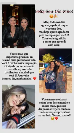feliz dia das mães