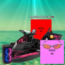 Em cima do jetski