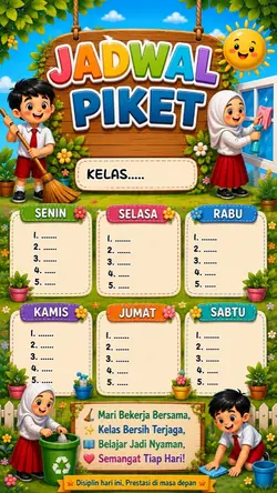 JADWAL PIKET SD