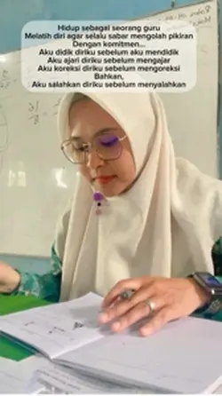 Sebagai seorang guru