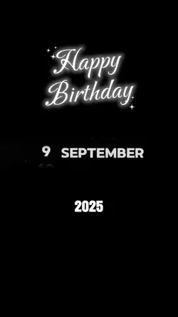 HBD 9 SEPTEMBER