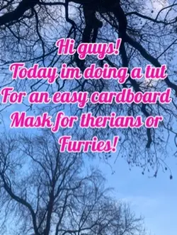 Cardboard mask tut