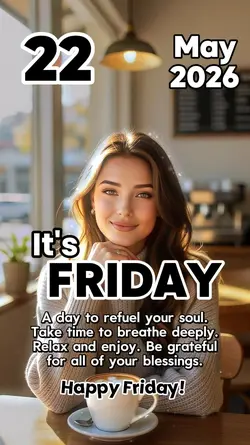Friday, 22 may 2026