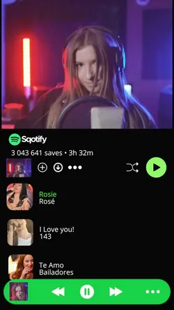 Fake Spotify Player