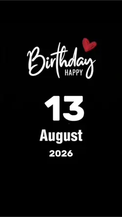 Hbd 13 August 2026