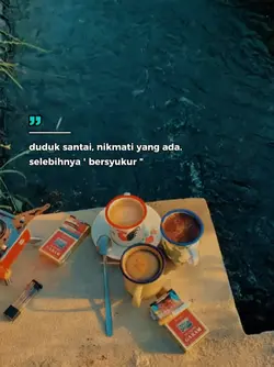 duduk santai, nikmat
