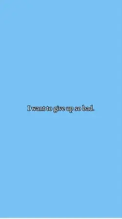 I want to give up ✨