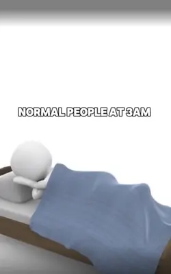 Normal people vs me