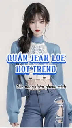 Quần jean loe