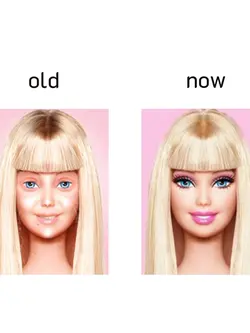 tren art old  vs now