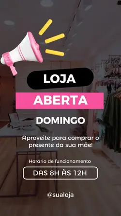Loja aberta