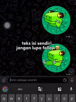 teks isi sendiri