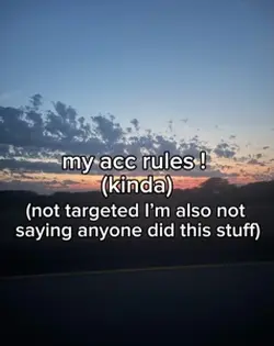My acc rules 