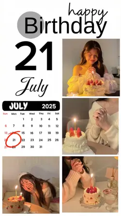 birthday 21 July 
