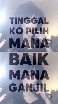 TINGGAL KO PILIH