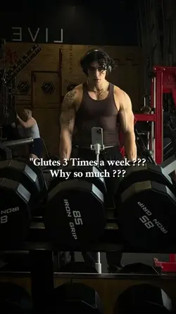 glutes 3 times