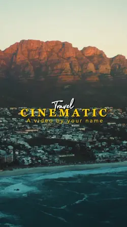 travel cinematic