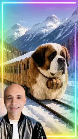 Saint Bernard train