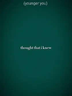 now i don't have a 