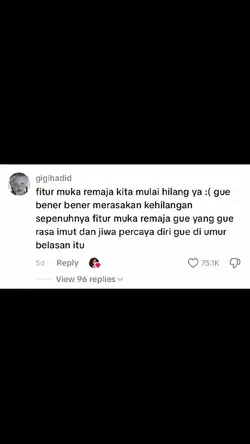 fitur muka remaja 