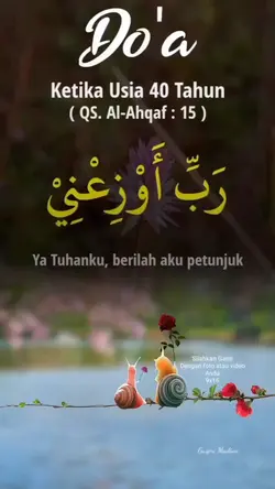 doa usia 40 tahun