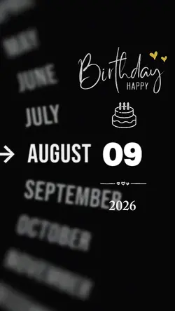BDAY SON 09 AUGUST