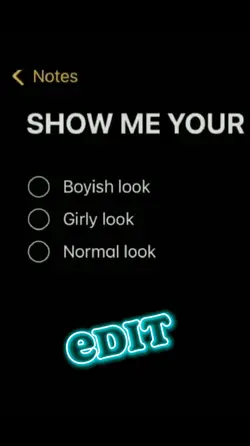 Show me your…