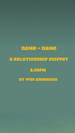 Love by Wes Anderson