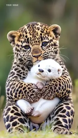 Cheetah hold dog