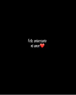 Feliz aniversario 