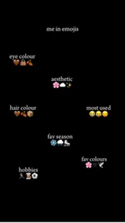 About me in emojis