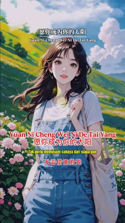 愿你成为你的太阳