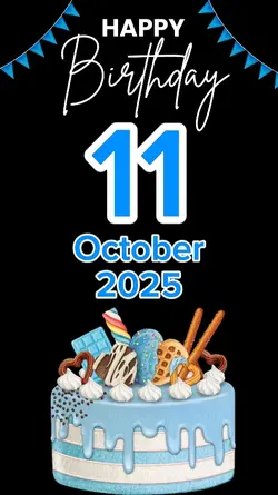 HBD 11 OCTOBER 