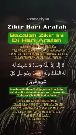Zikir Hari Arafah 