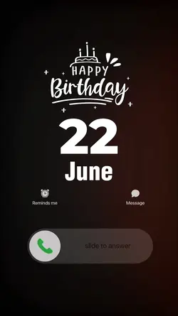 BIRTHDAY 22 JUNE