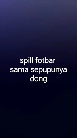 fotbar sama sepupu