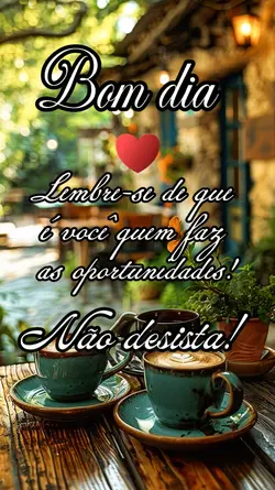 Não desista!