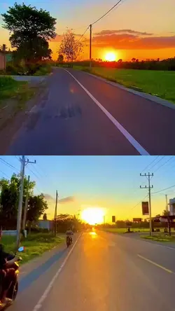 2 vlog video sunset