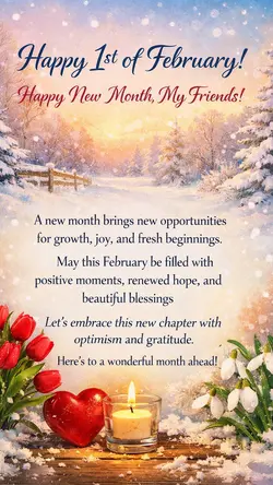WELCOME FEBRUARY 